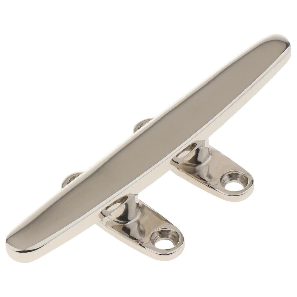 Marine 316 Stainless Steel Heavy Duty Hollow Base Boat Cleat 6"