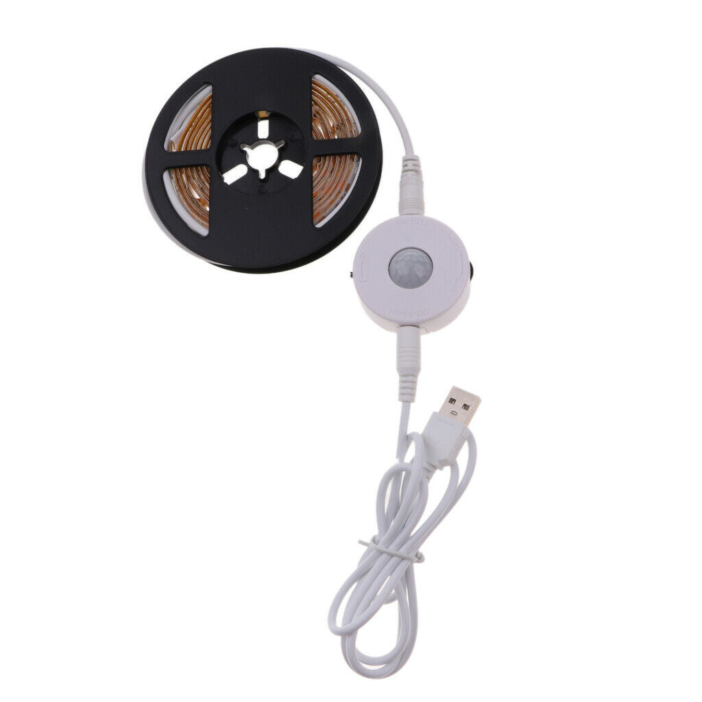 LED Strip with Motion Sensor Closet Light for Bedroom White Light 1.5m