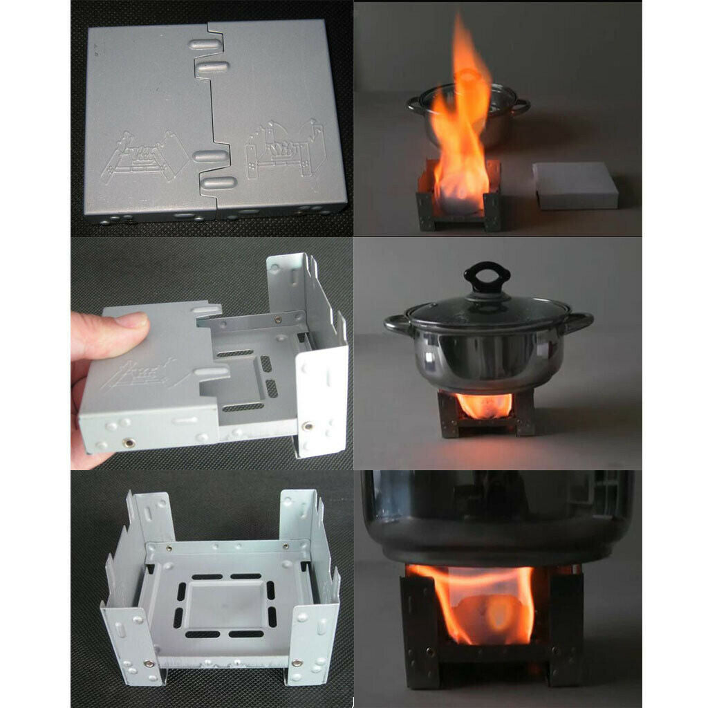 Prettyia Foldable Ultralight Wax Stove Burner Portable Cooking Alcohol Stove