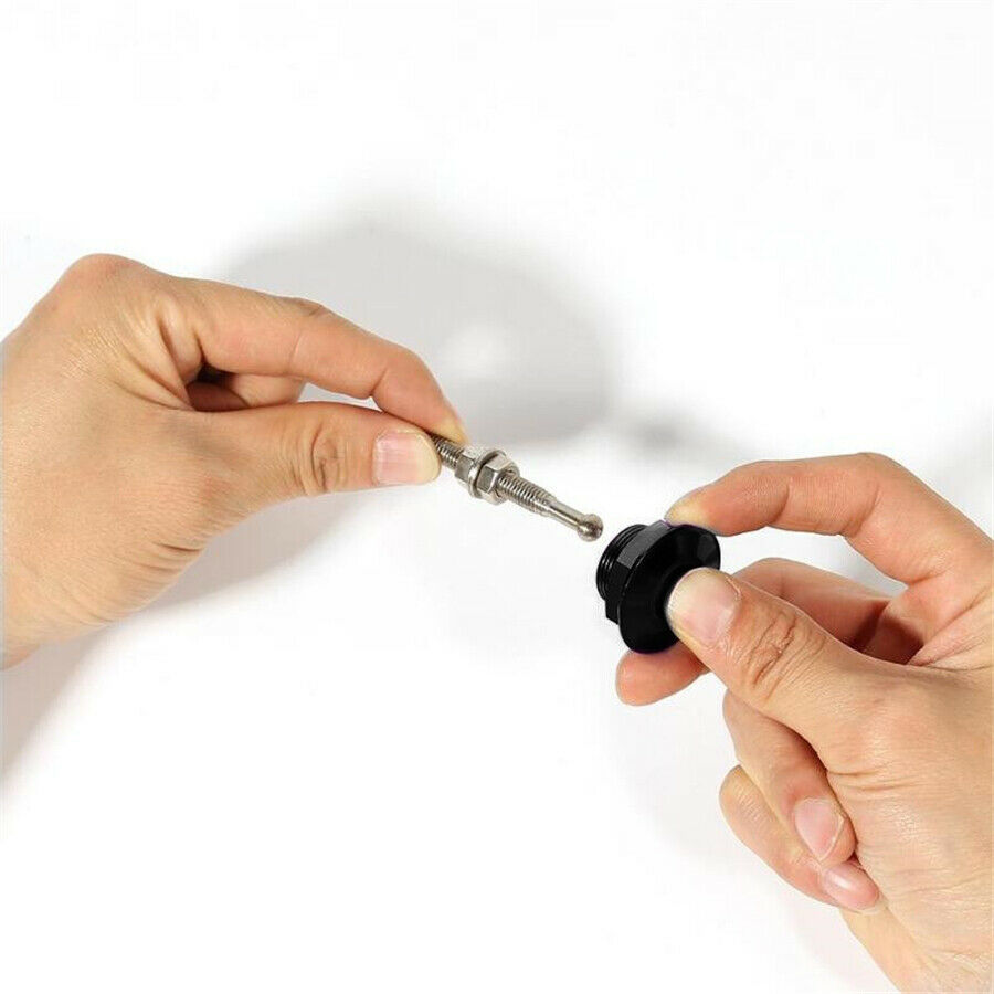 4X 25mm Quik Release Latch Fastener Hood Push Button Billet Pins Lock Long screw