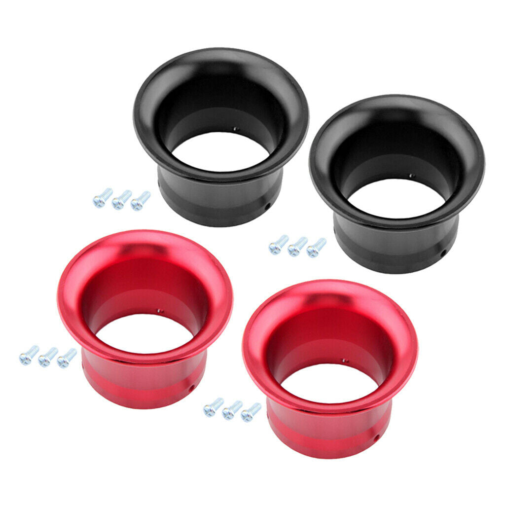 Set of 4 50mm Carb Air Filter Velocity Stack Kit for PWK24 PWK26 Carburetor