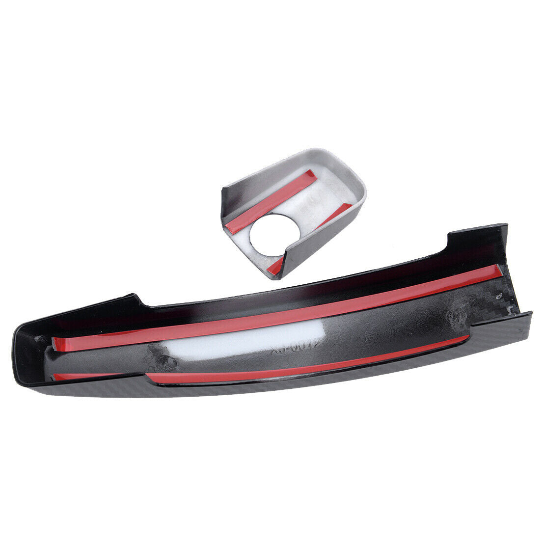 Black Carbon Fiber Style Door Handle Cover Trim Fit for Chevy Cruze Camaro Aveo