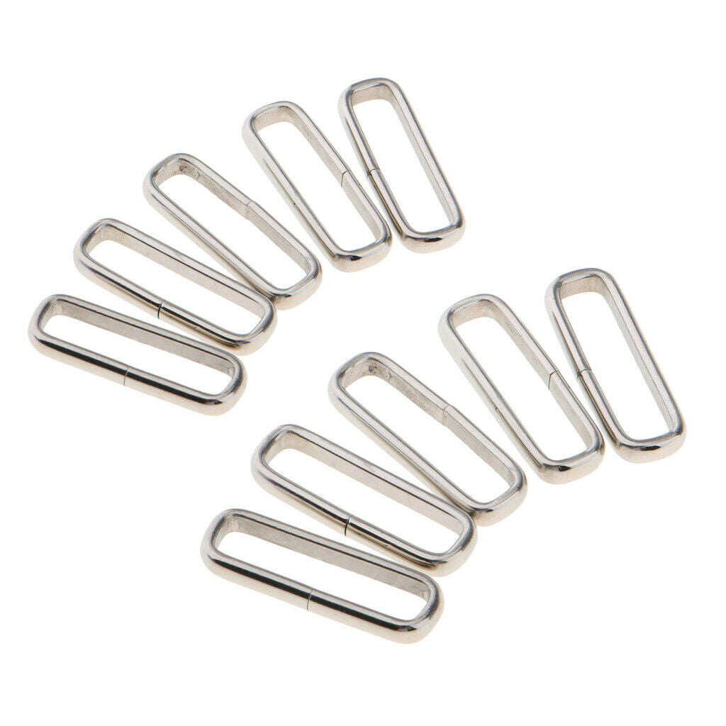 10Pcs Watch Band Retaining Keeper Buckle Ring Loop Watches Retainer Holder