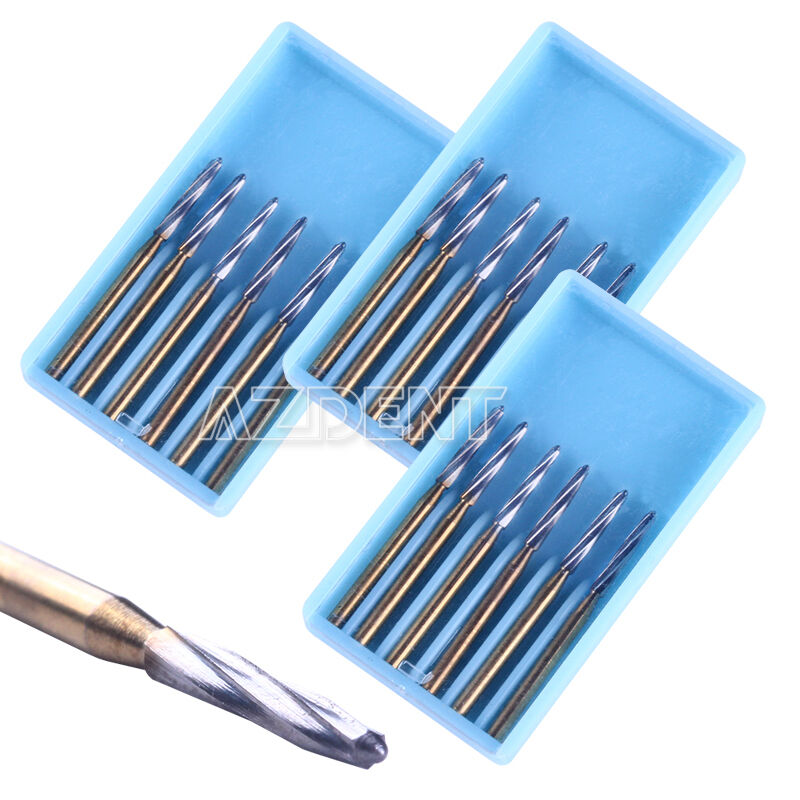 5 Kit Dental Endodontic Tungsten Steel Carbide Burs FG Endo-Z 25mm 6pcs/kit