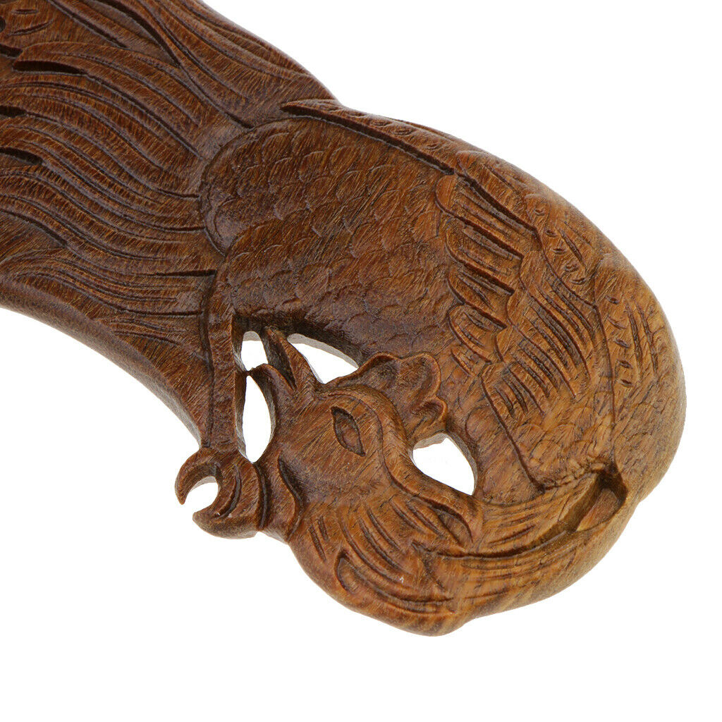 Natural Sandalwood Wide Tooth Comb Hair Styling Detangling Comb Phoenix