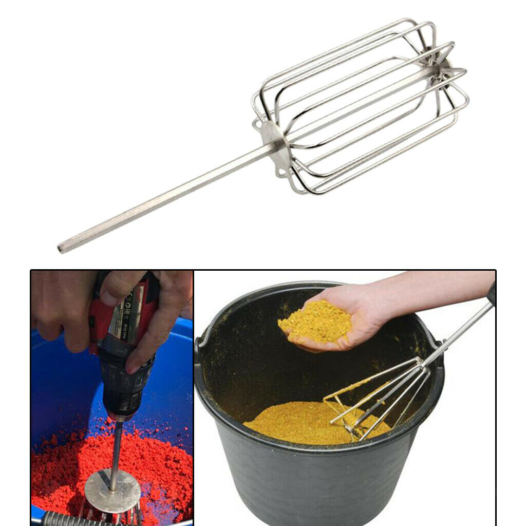 Sturdy Groundbait Mixer Carp Fishing Tackles Groundbait Whisk Tool Accessory
