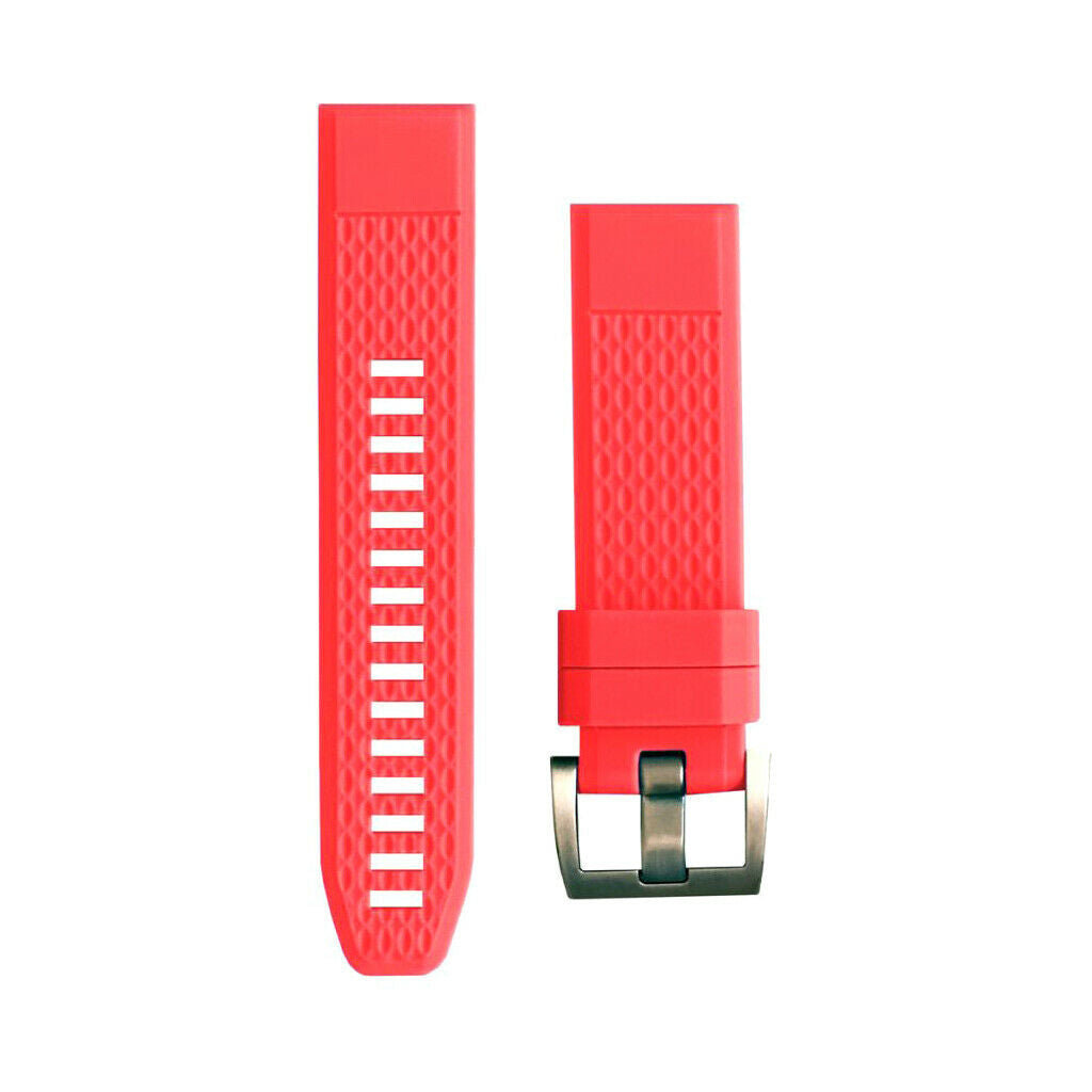 For   fenix 5S Sports Replacement Silicone Wrist Watch Band Strap Red