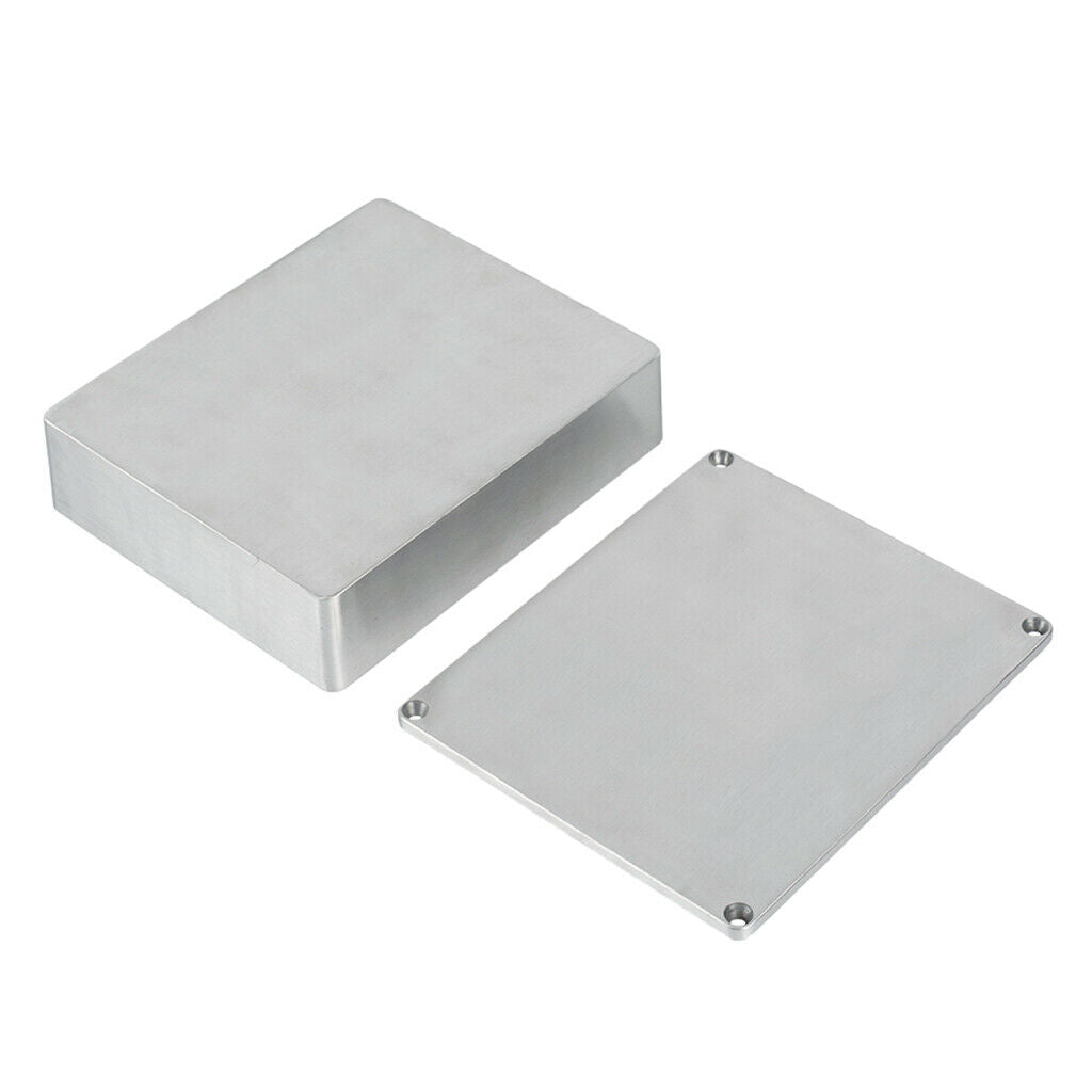 Aluminum Stomp Box Storage Guitar Effect Pedal Part Guitar Kits 14.5x12x4cm
