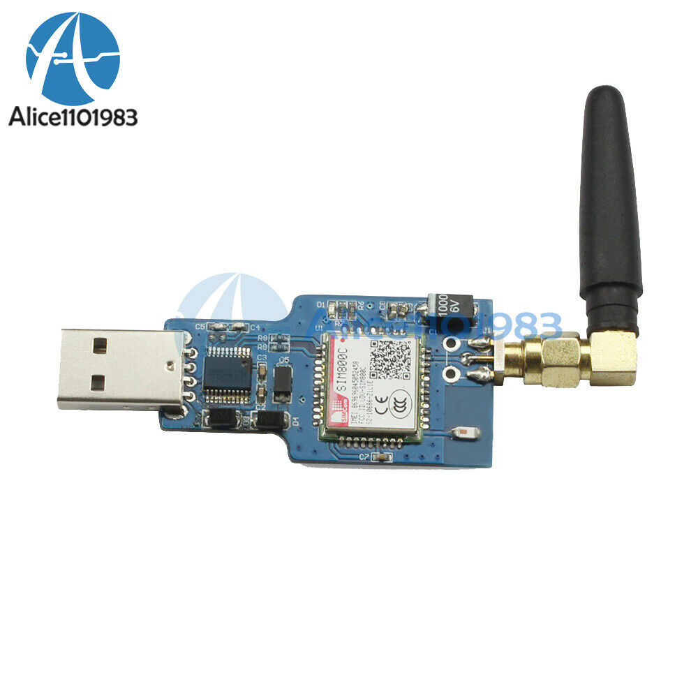 USB to GSM Serial Port GPRS SIM800C Module With Bluetooth Computer Control Call