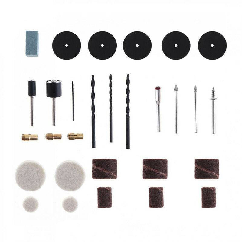 60PCS Rechargeable Electric Grinder Polishing Wheelhead Steel Wire Brush Drill