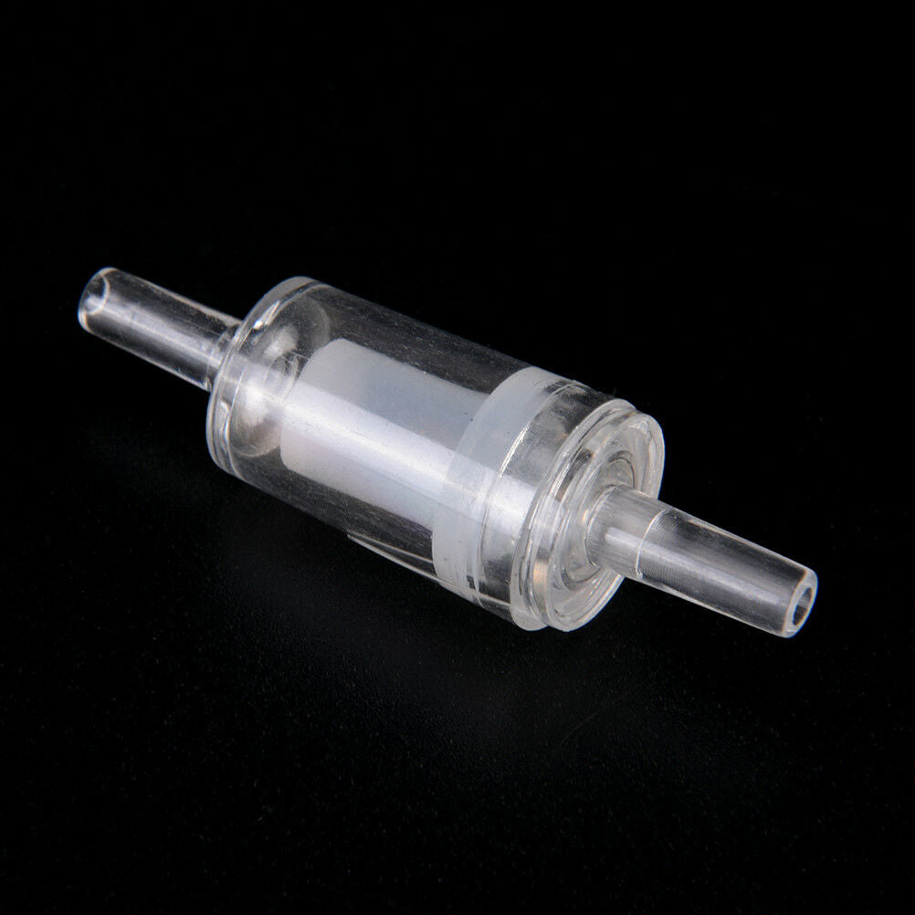 5X Aquarium Fish Tank Plastic Non Return Check Valve One Way Air Pumps Fil.l8
