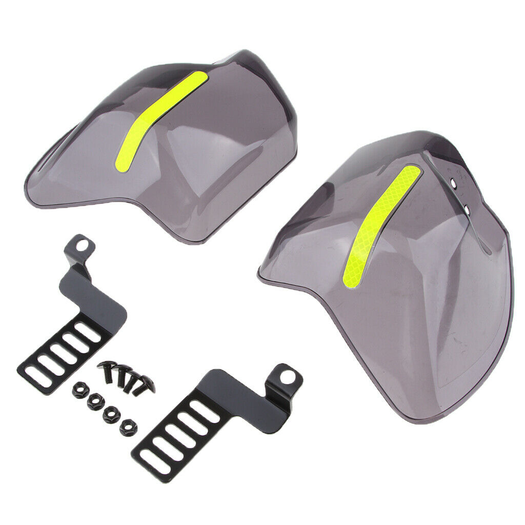 Universal Motorcycle Handlebar Hand Guard Wind Deflector Protector Shield