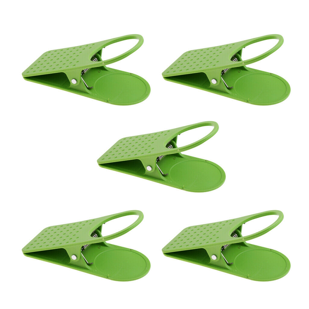 5pcs Drinking Cup Holder Clip Camping Picnic Table Desk Side Clip for Water Mug