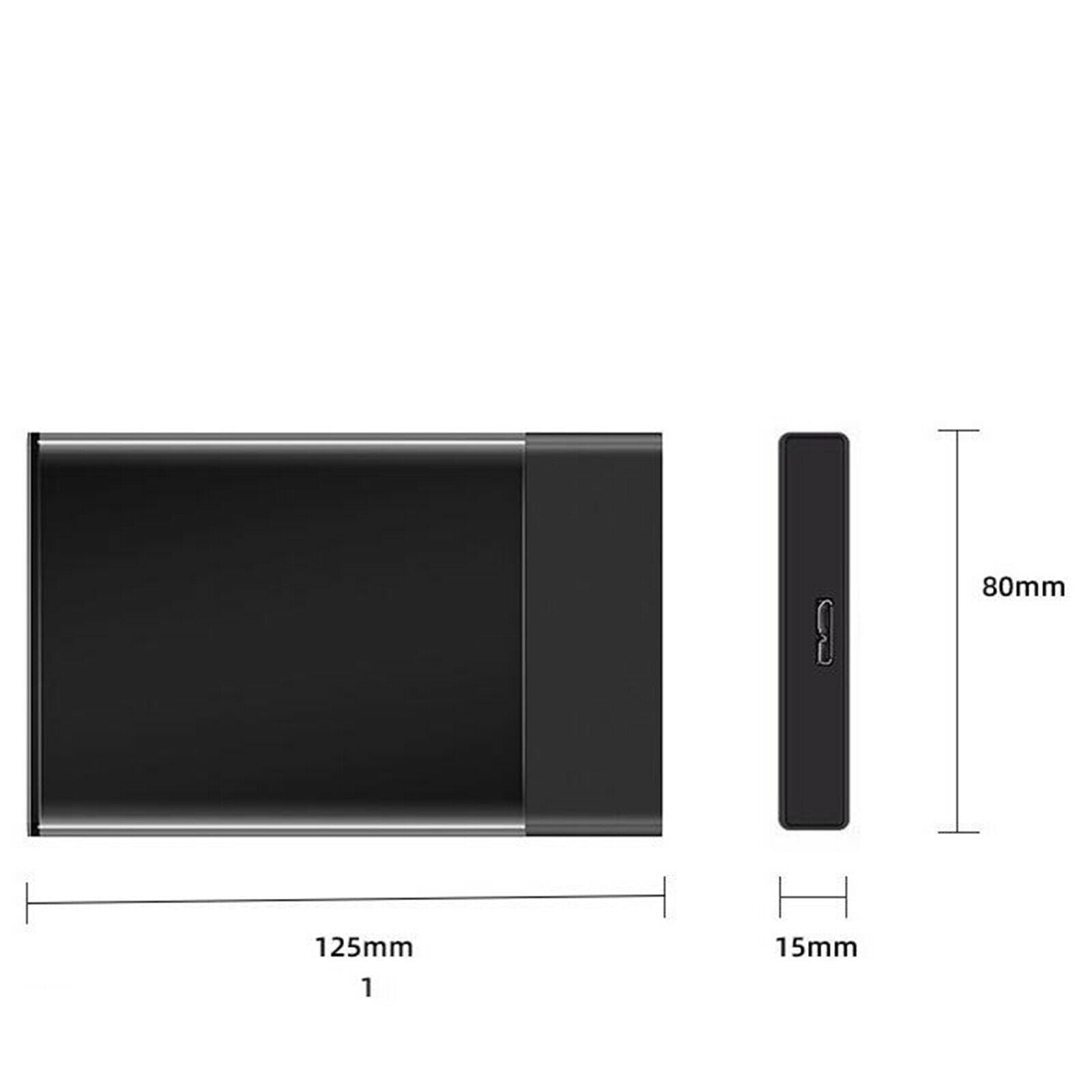 Hard Drive SATA HDD SSD External Hard Drive Lay 2.5-Inches for Laptop PC