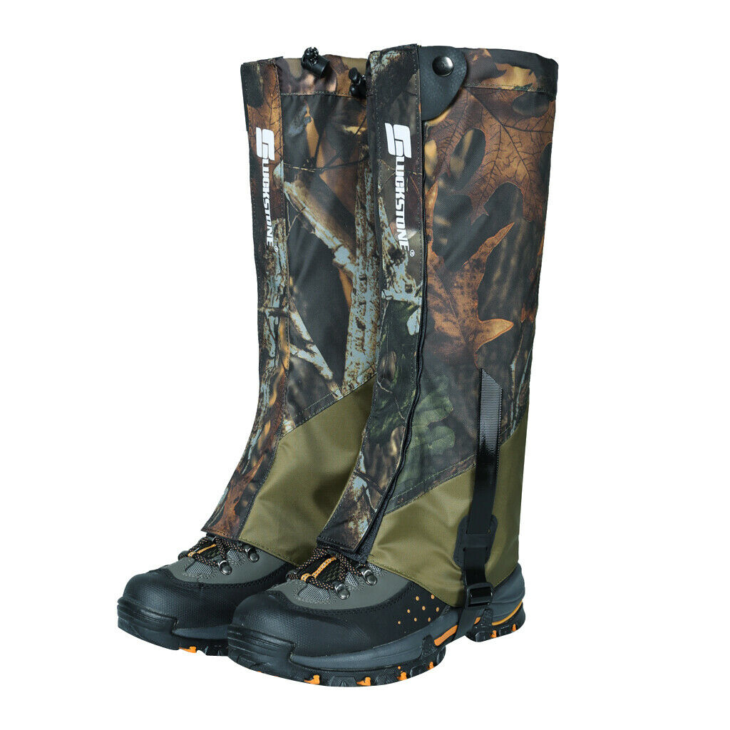 Waterproof Leg Gaiters Abrasion Resistance for Snowshoeing Hiking Hunting