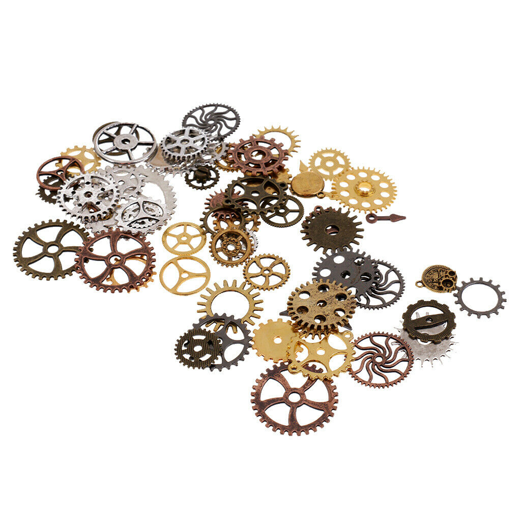 Steampunk Set 100g Wheels Jewellery Gears Watch Parts DIY Craft Arts