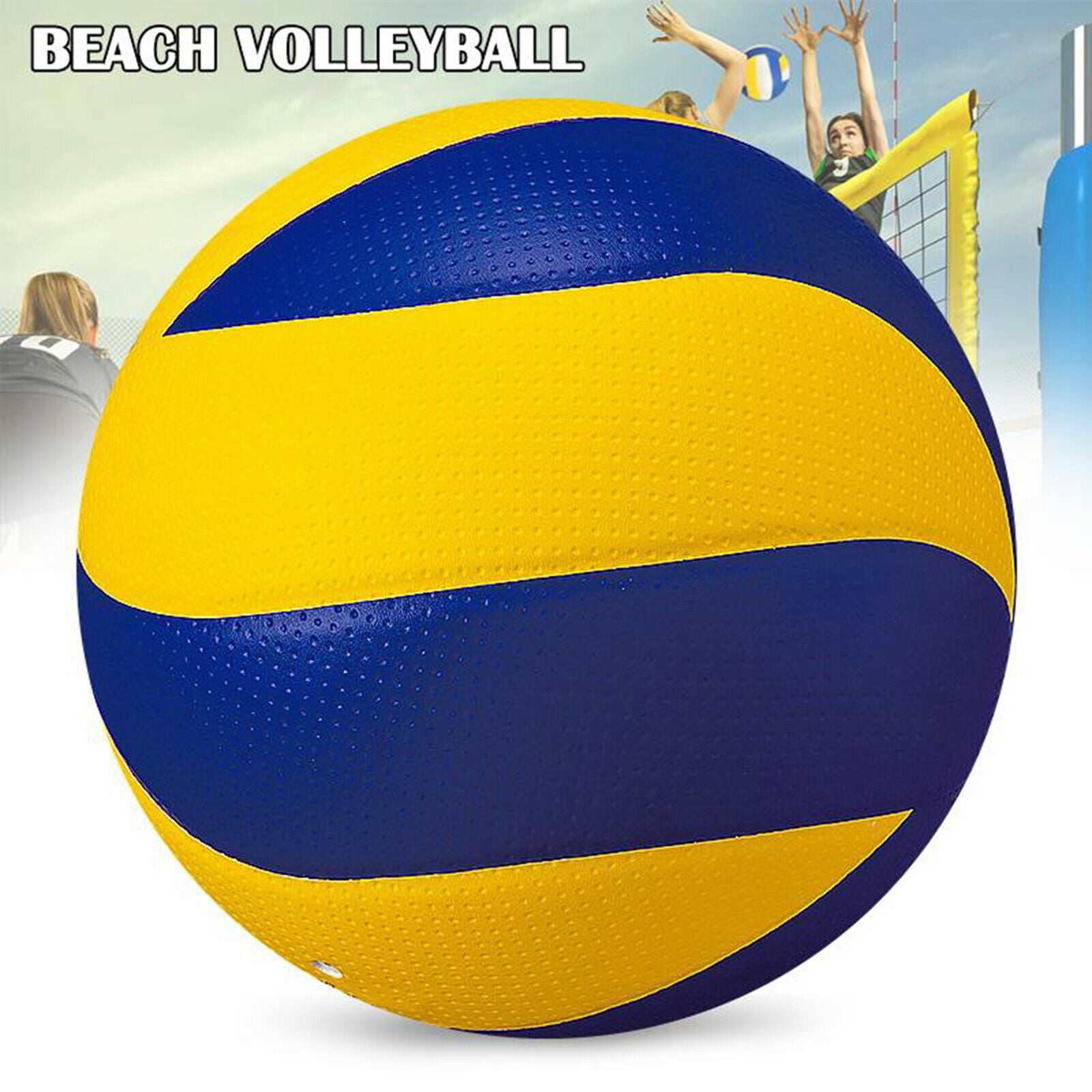 Professional Beach Volleyball Pu Leather Indoor Ball Game Pool Gym Play