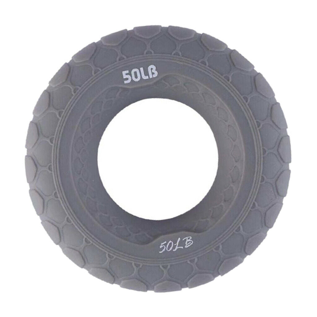 Silicone 3" Strength Forearm Hand Wrist Gripper Ring Muscle Power Training