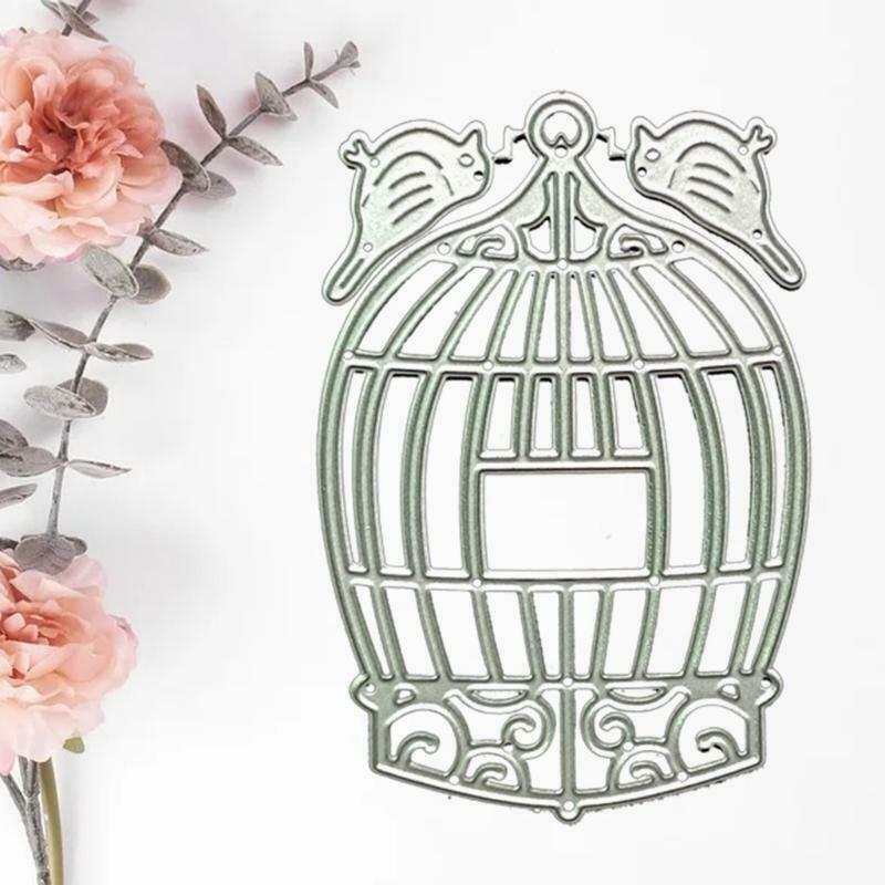 Bird Cage Metal Cutting Dies Stencil DIY Scrapbooking Album Paper Card Template