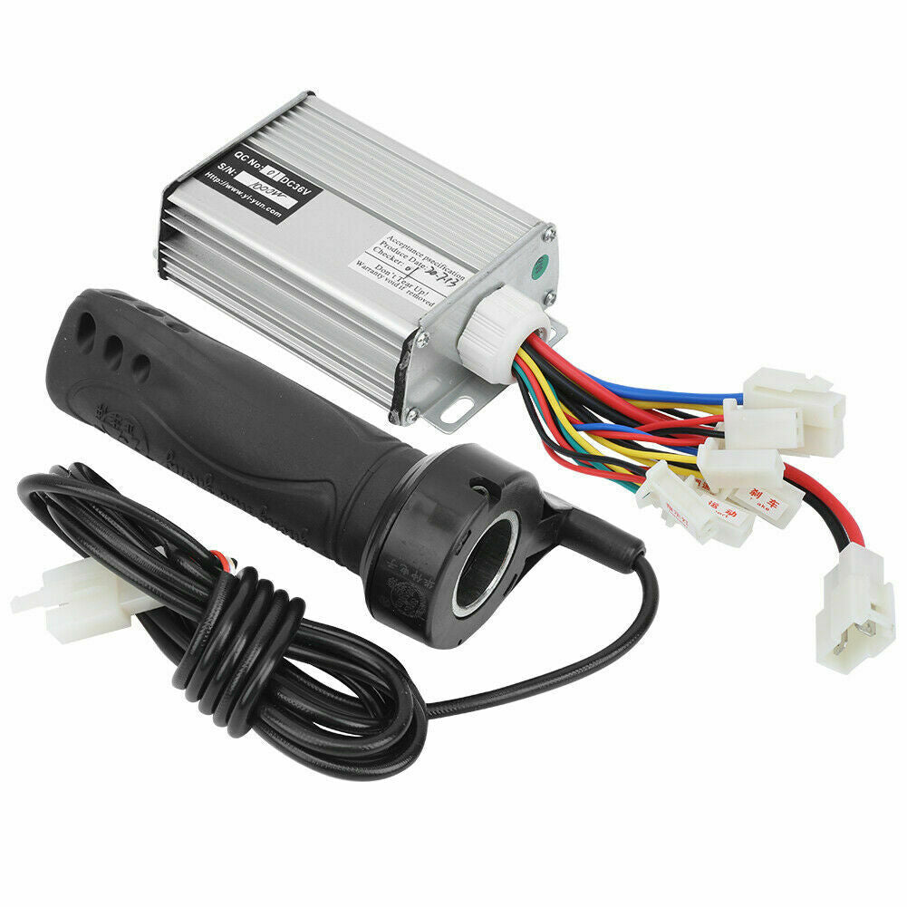 36v 1000W Brushed Controller Throttle Grip Set For E-Bike Electric Bike Scooter