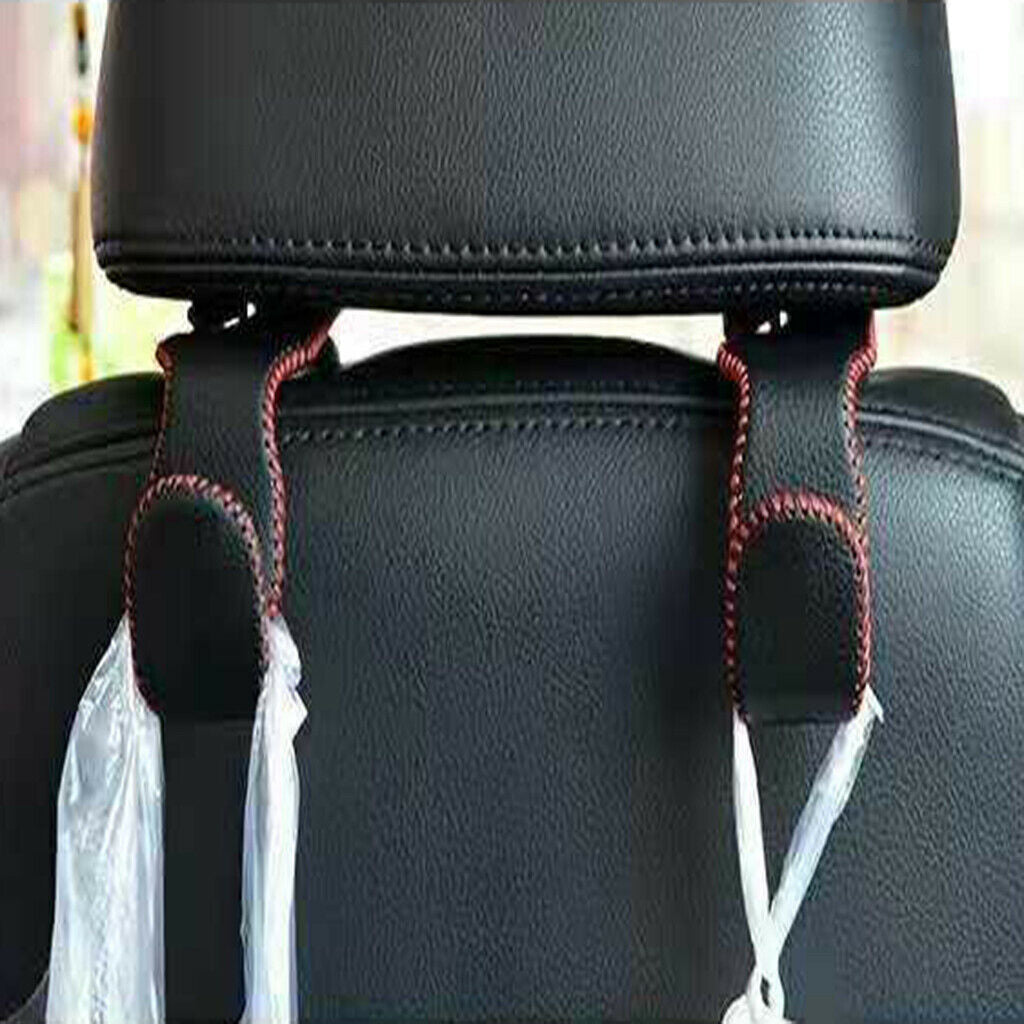 2Pieces Car Seat Headrest Hanging Hook Back Seat Purse Bag Coats Hanger