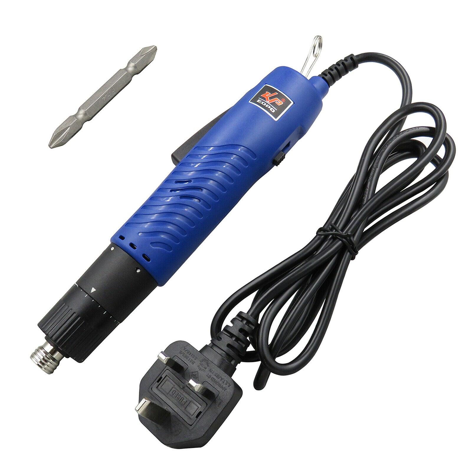 6.35mm 1/4 inch Electric Screwdriver UK Plug Adjustable Torque Speed 900rpm