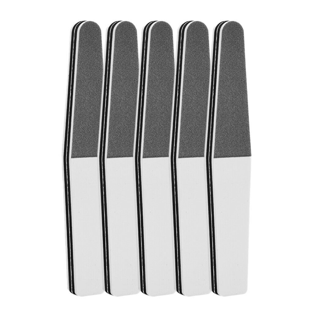 5x Pro Nail File Buffer Block For Natural Nail UV Gel Nail Polisher Manicure