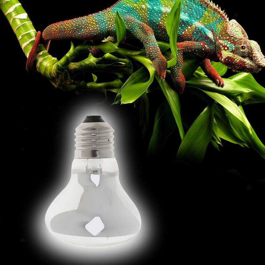 Set of 2, Reptile UVB UVA Basking Lamp Light Bulb Pet Vivarium Terrarium Habitat