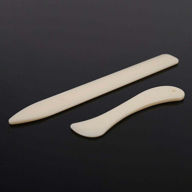 2pcs Folder Paper Creaser Tool Plastic Bone Scoring Folding Creasing DIYUSB GR