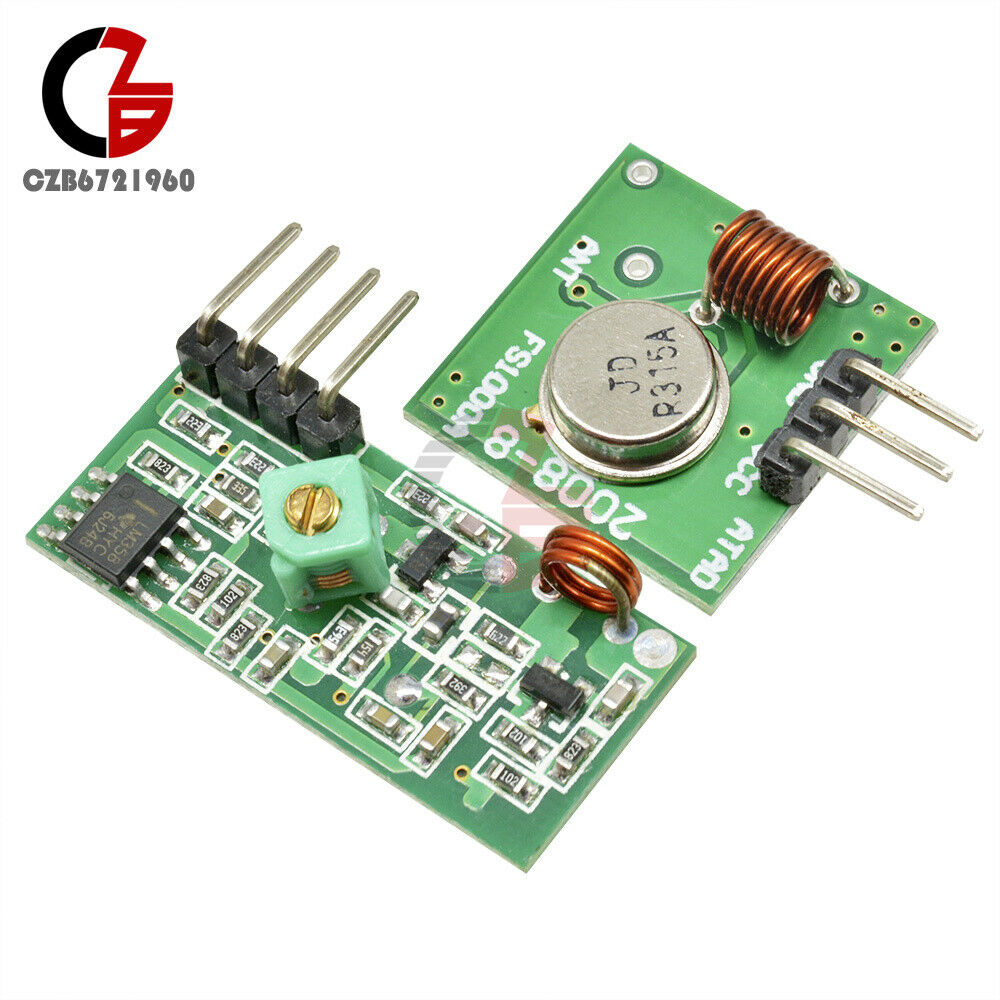 5Pcs 315Mhz RF transmitter and receiver link kit for Arduino/ARM/MCU WL