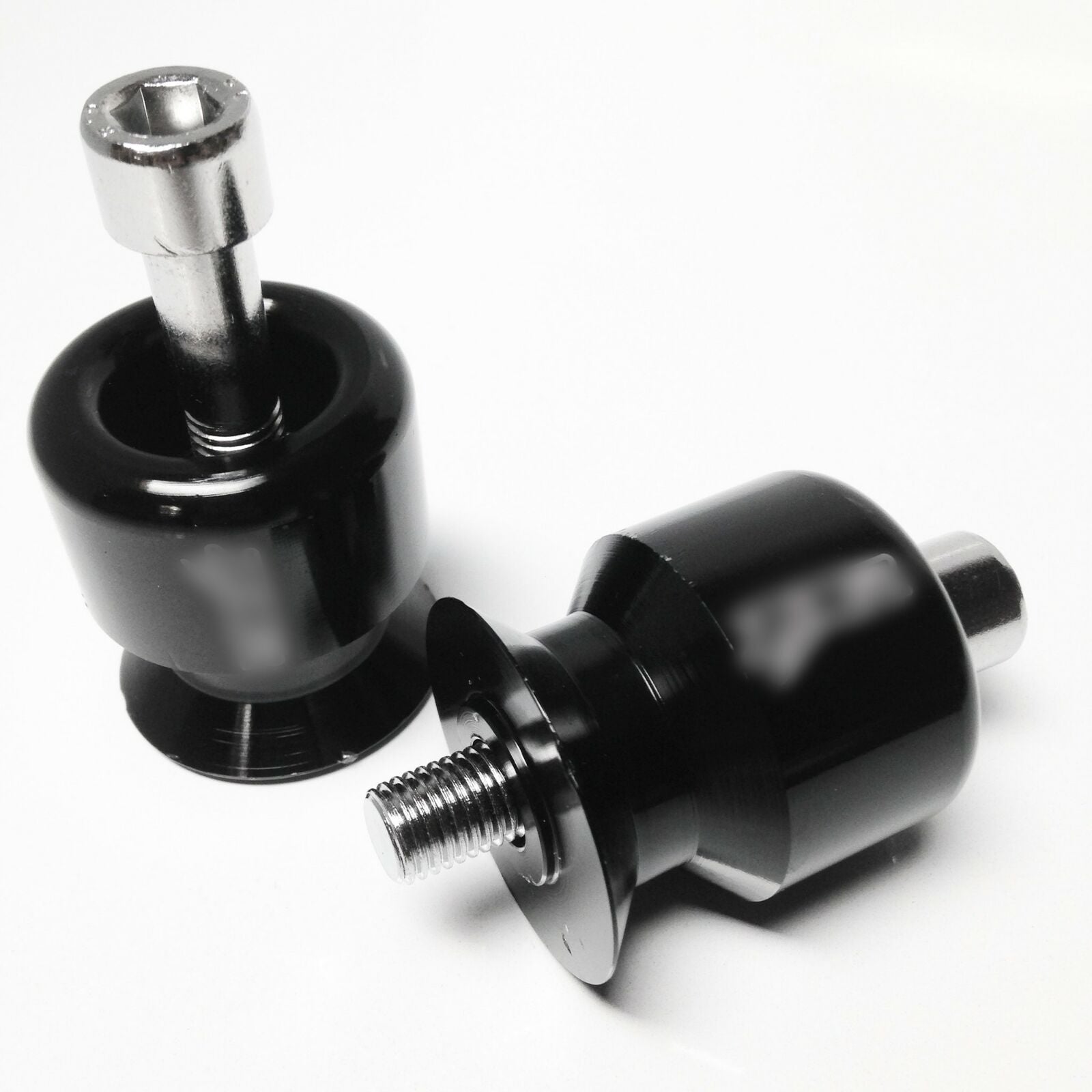 Black 10mm Swingarm Spools for Kawasaki Ninja 250R 650R ZX 6R 9R 10R 12R 14R ZZR