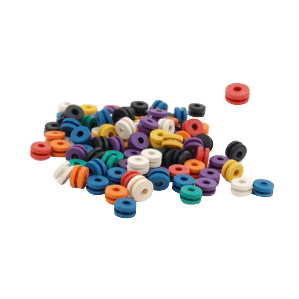 100 Packs 3mm Replacement Tattoo Needles Grommets Nipples Tattoo Bar Supply