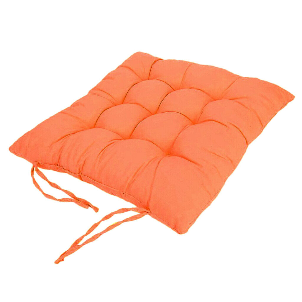 Chair Cushion Seat Pads Seat Cushion Outdoor Dining Garden Home Decor-Orange