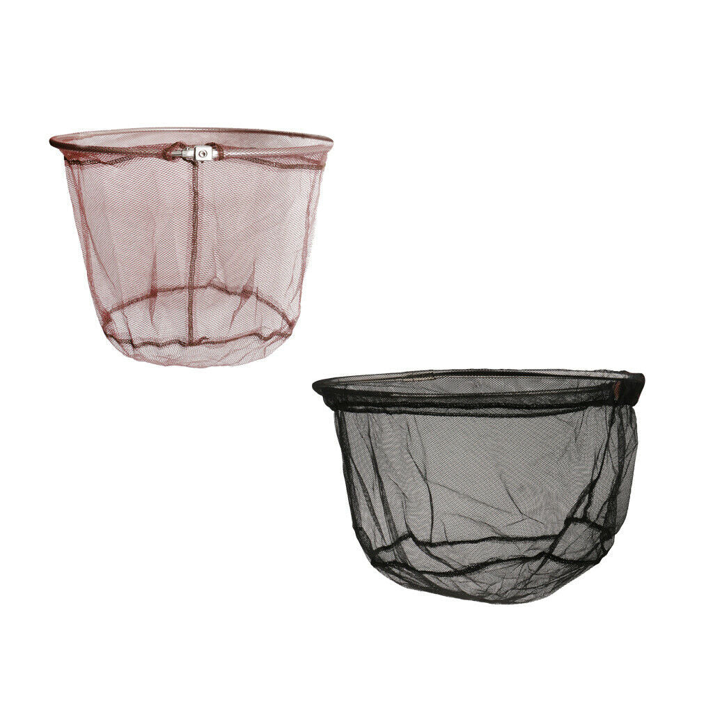 2x Folding Net Thick Head Landing Catch Grip Fish Fishing