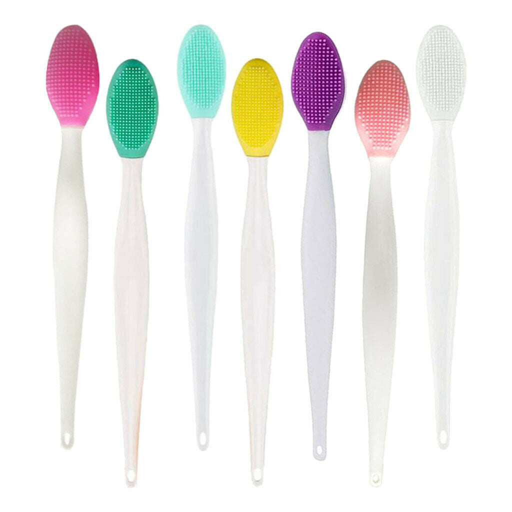 7Pcs Face Clean Wash Nasal Brush Peeling Blackhead Remove Brush Makeup Tools