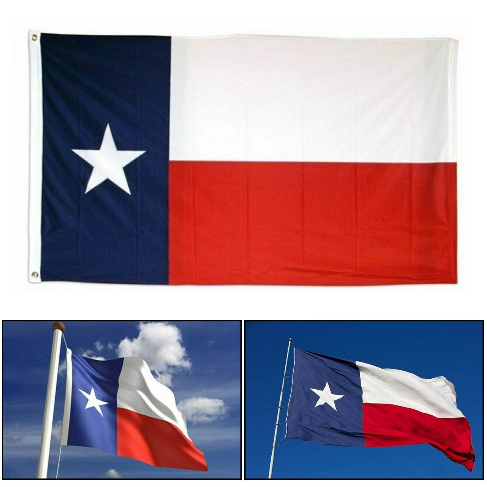 3x5 Texas State Flag State of Texas Flag Premium Banner Grommet