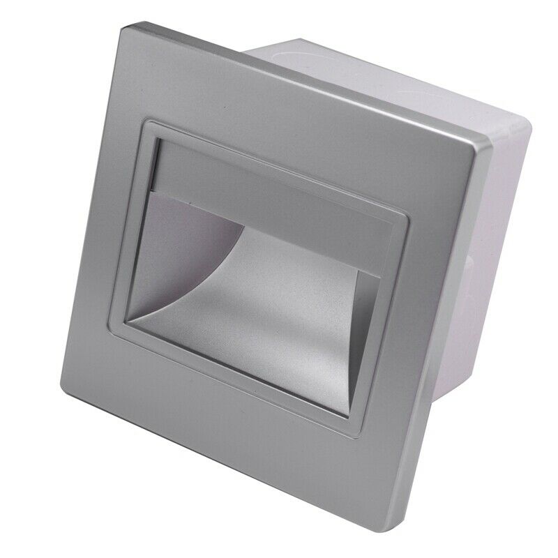 4Pcs Stair Light Led 3W LED Recessed Wall Light Footlight Step Lamps Indoor BaB8