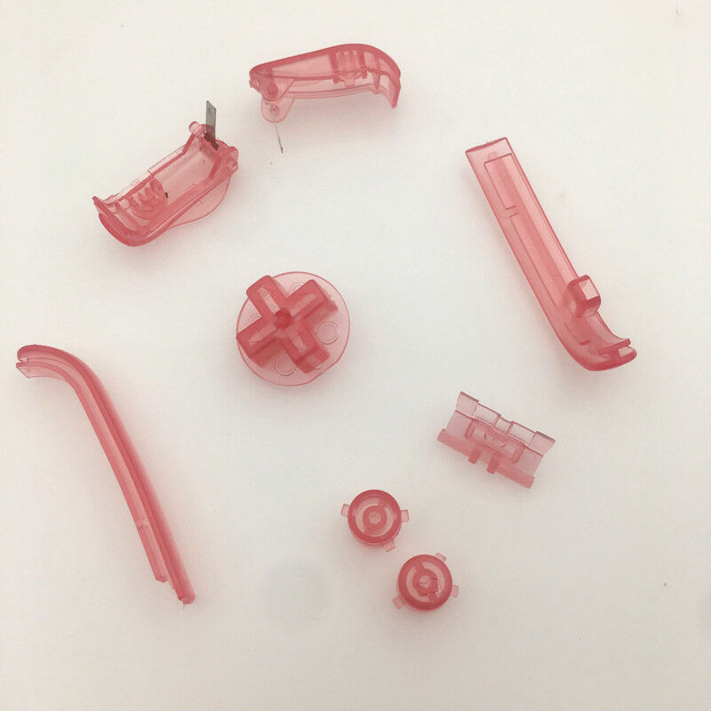 Transparent pink for Nintendo GameBoy Advance GBA Replacement Button Set
