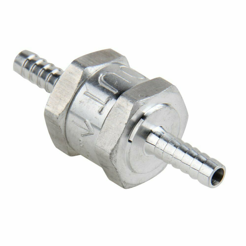 1Pcs 6 Mm Aluminum Check Valve 1/4 Inch One-Way One-Way Air Fuel Line