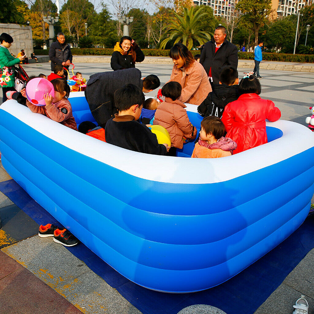 52Ã—36inch Inflated Swimming Pool Lounge Paddling Pools for Kids Family