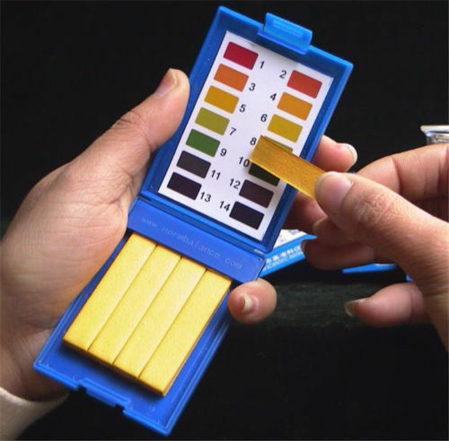 160-Strips Full Range pH Test Paper Water Litmus Testing Kit Alkaline Acid 1-14