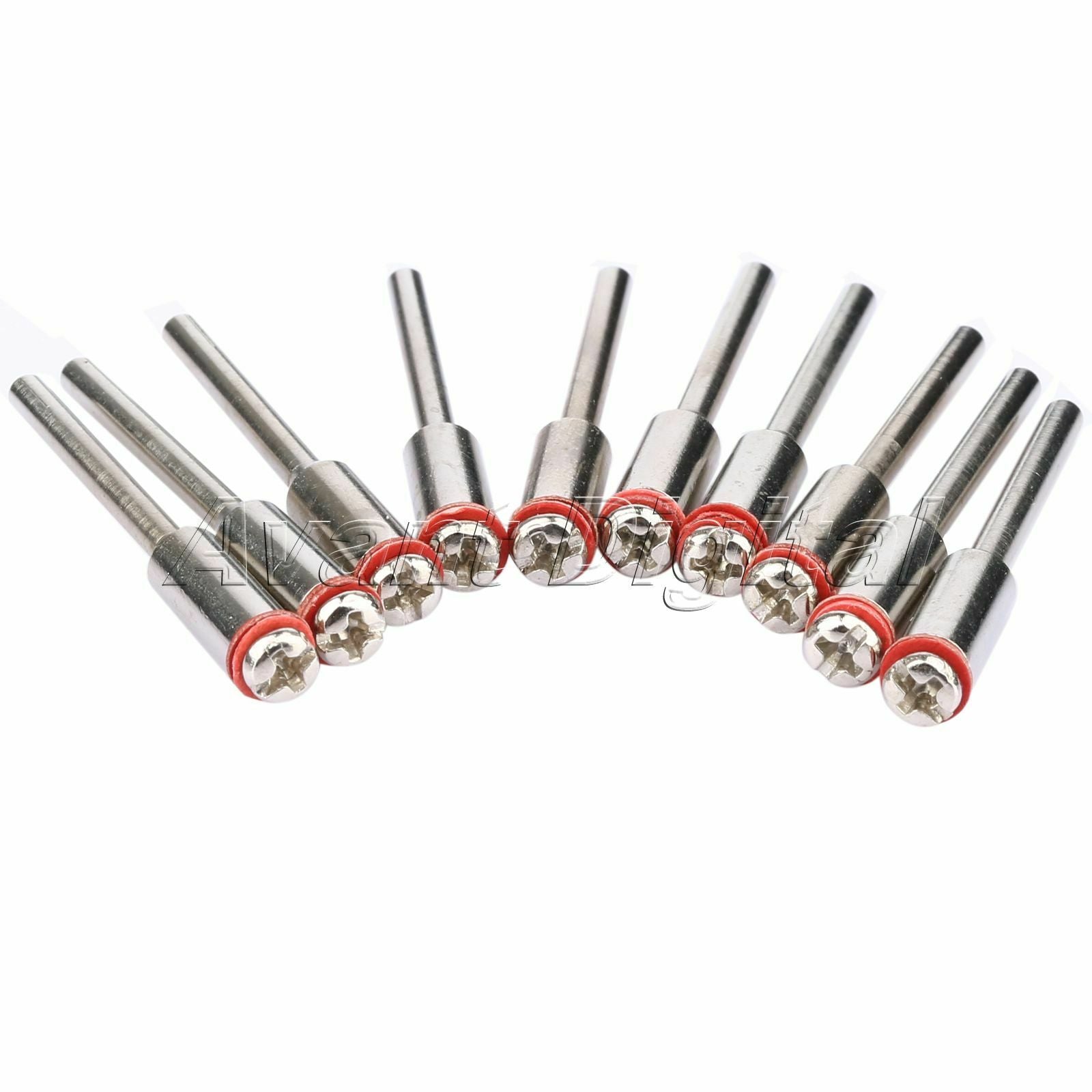 10X 2.35mm Shank Jewelry Polishing Mandrel Rotary Shaft Burs Cutting Tool Beauty