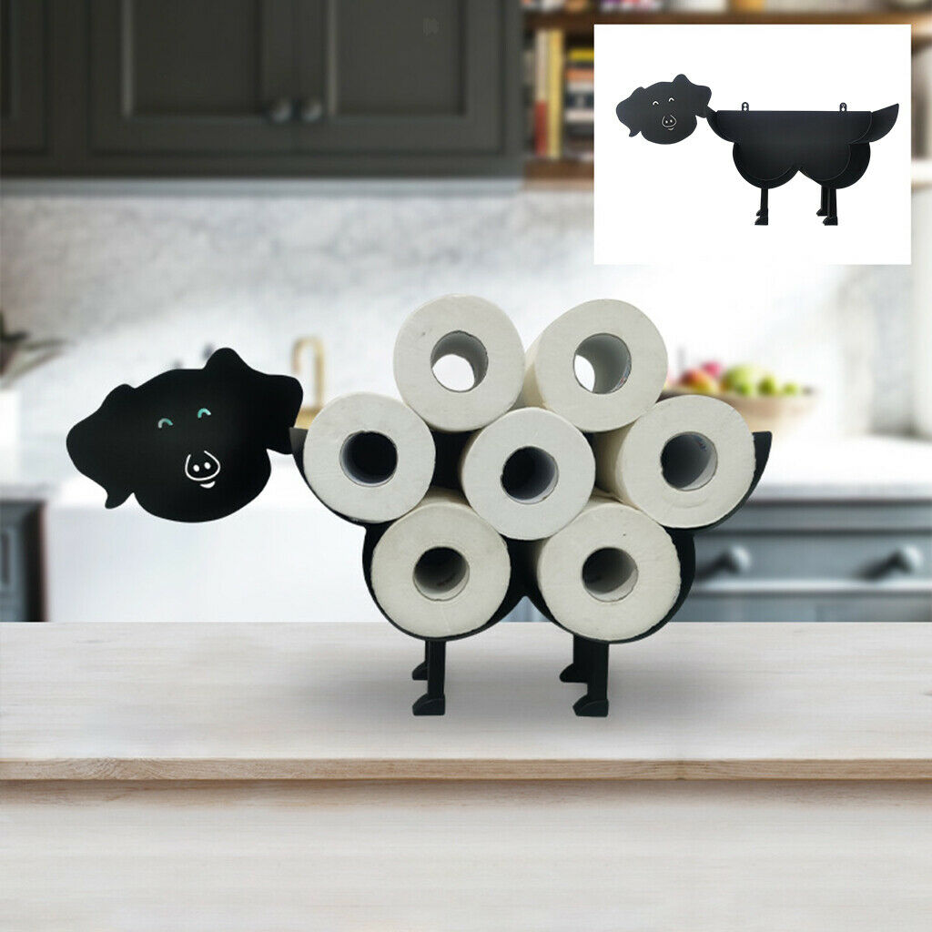 Toilet Paper Roll Holder Cast Iron Roll Storage Indoor Decoration Best Idea
