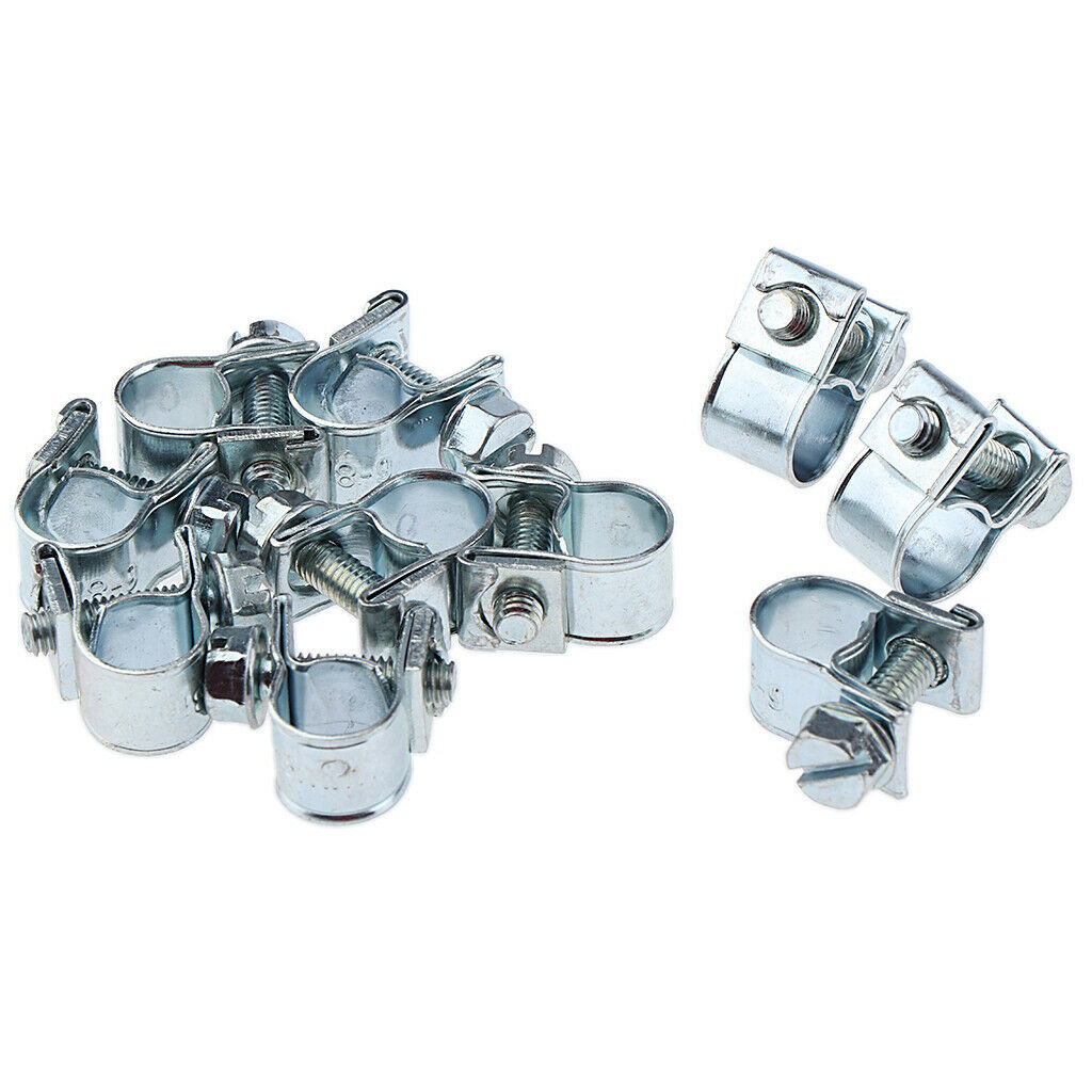 70pcs Hose Clamps Fuel Line Clips Clamp For   Petrol Pipe
