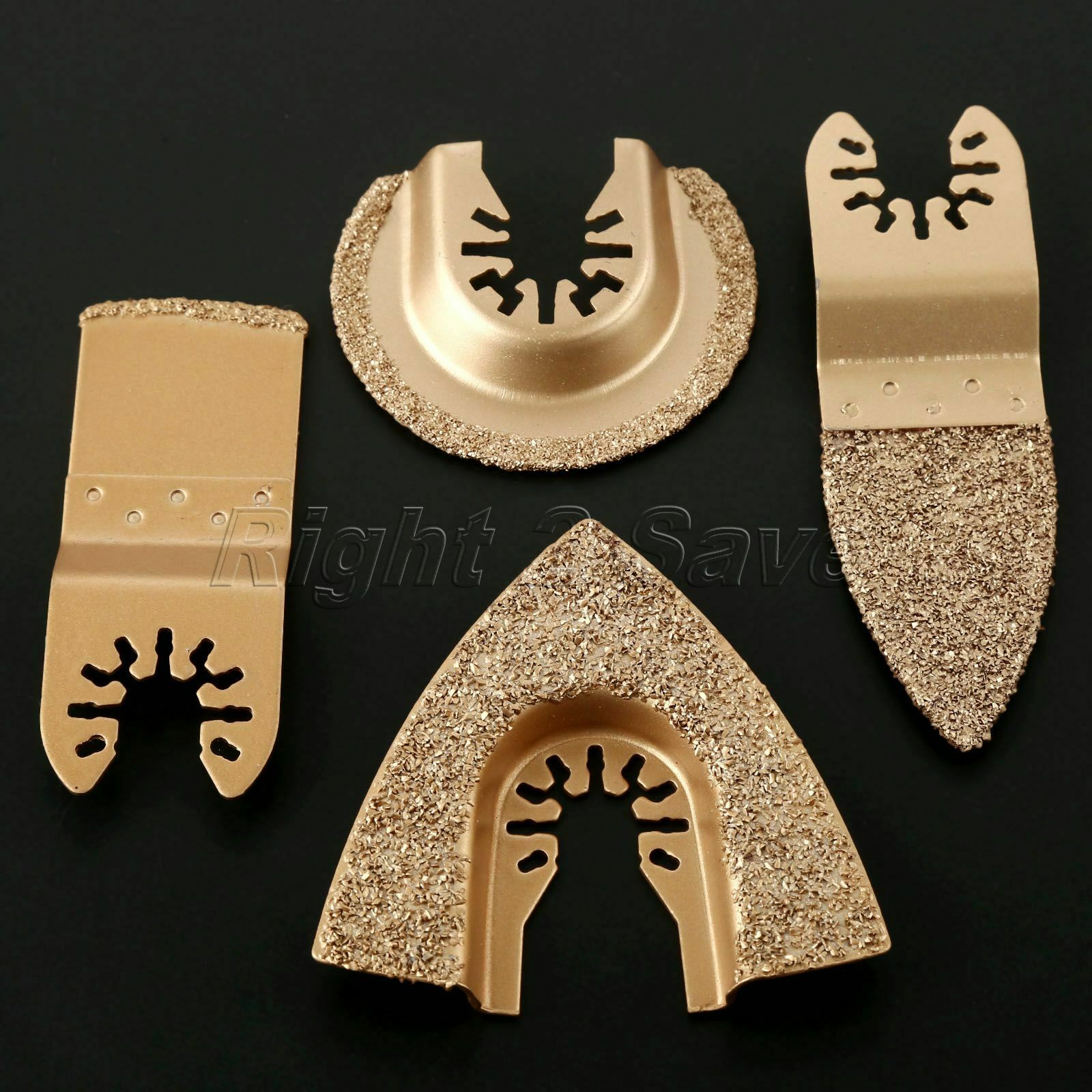 4pcs Multi Function Oscillating Tool Saw Blade Rasp For Fein Multimaster Bosch