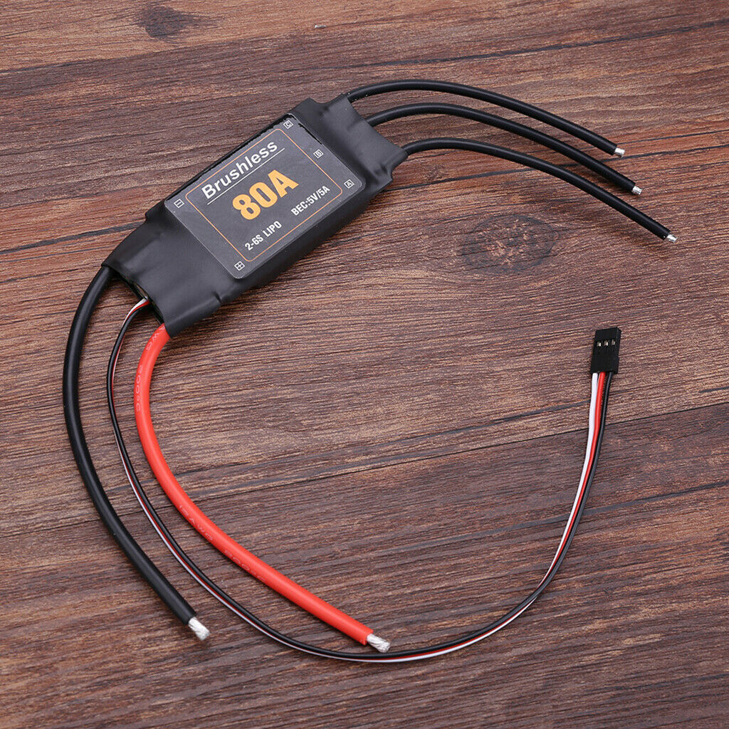 80A Brushless ESC for RC Drone Aircraft Airplane Quad Toys Accessories