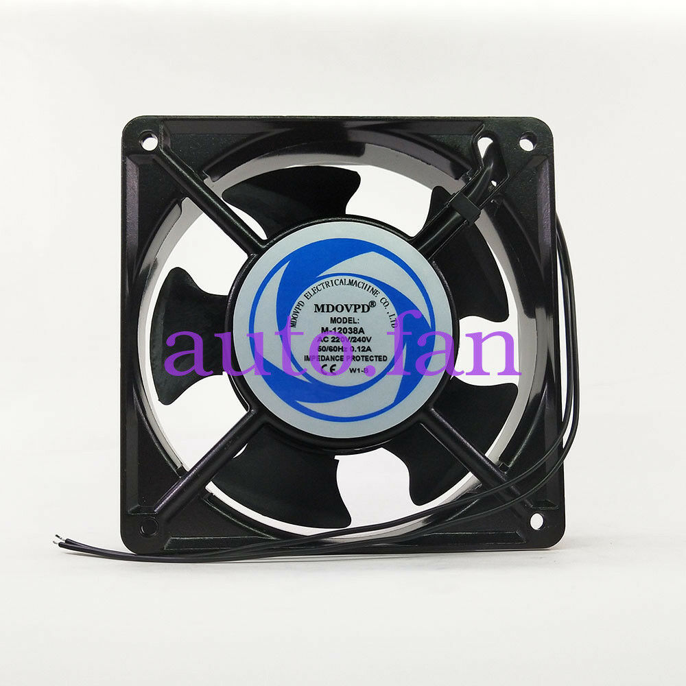 For MDOVPD M-12038A W1-B Ball bearing cooling fan AC220/240V 0.12A 120*120*38MM