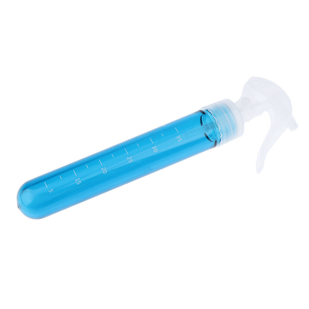 Empty Scale Spray Bottle Salon Hairdressing Plant Water Sprayer 38ml Blue