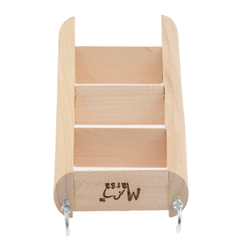 Natural Wood Small Animal Climbing Ladder Hamster Ladder for Pet Training