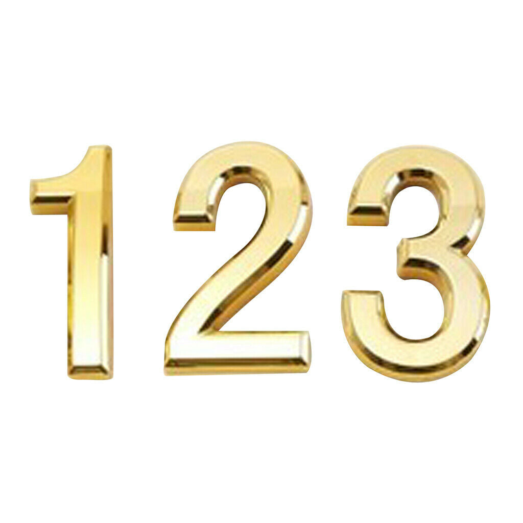 Lots 3 Contemporary Door Numbers 1-3 Personalised Name House Gate Sign